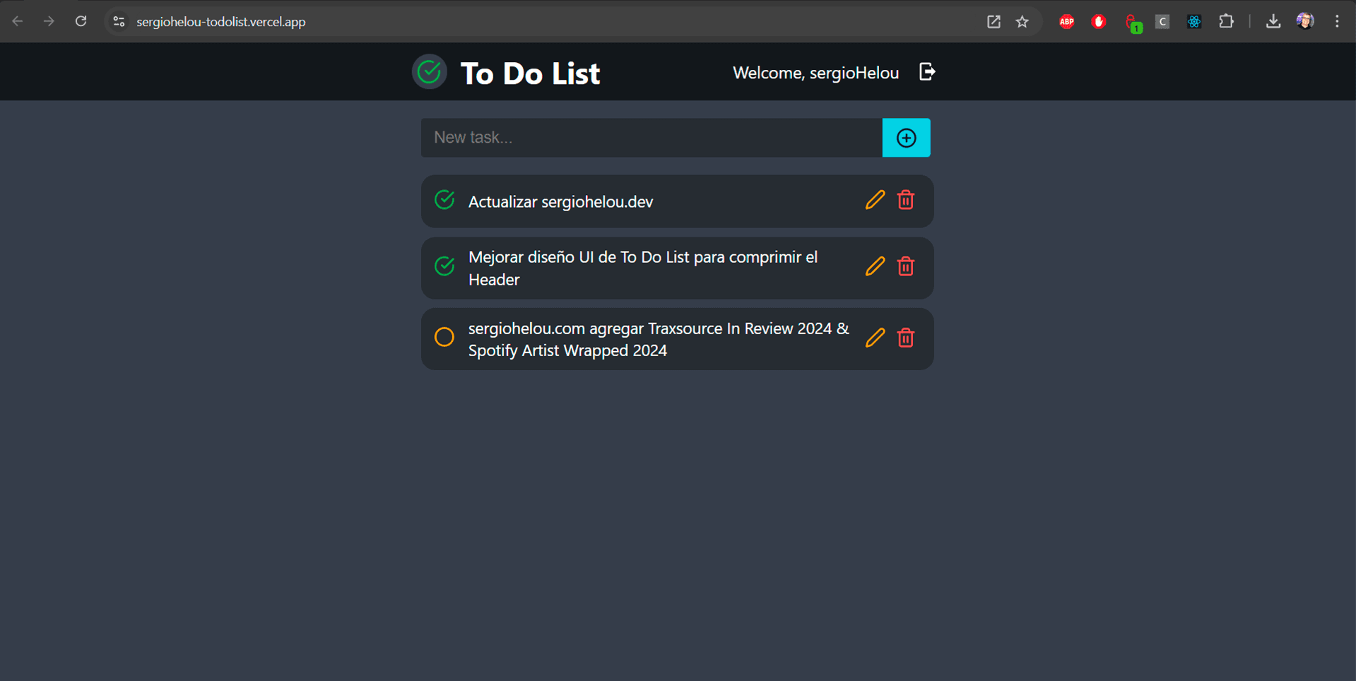 To Do List