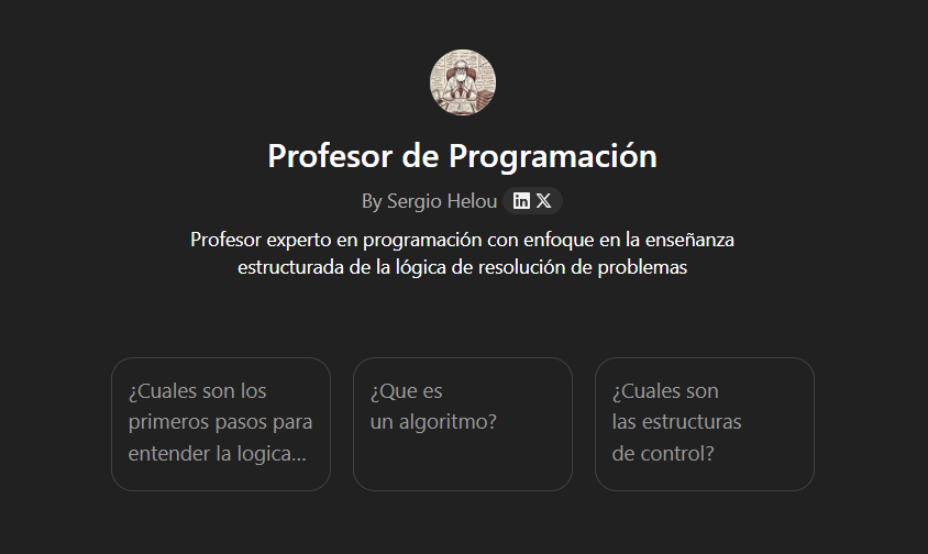 Profesor de Programación