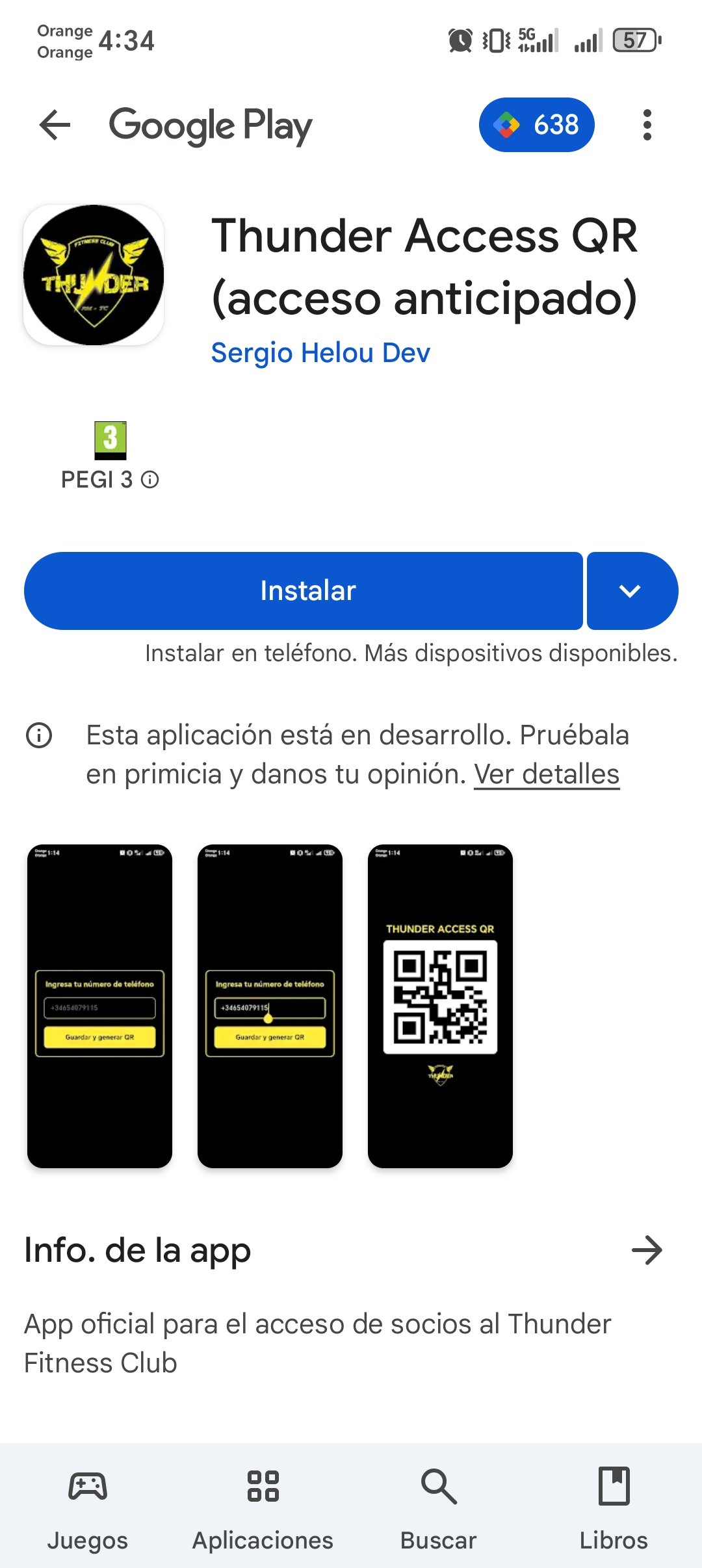 Thunder Access QR